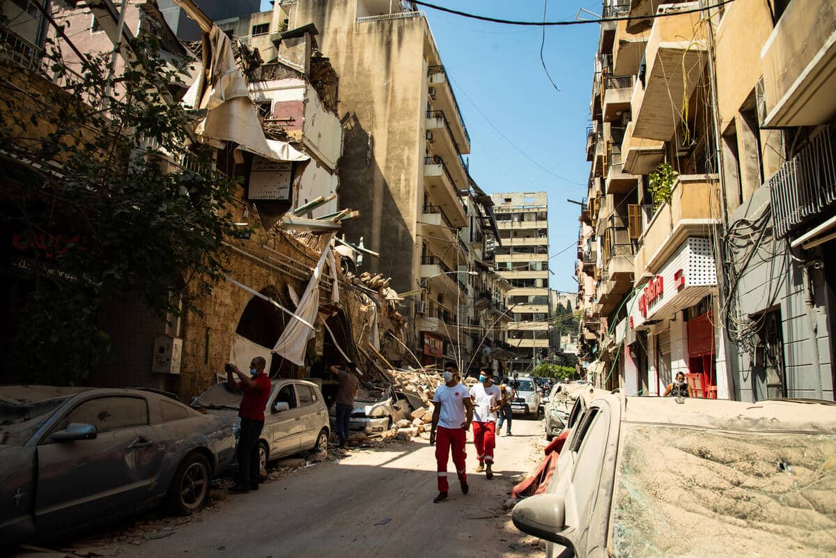 "Si te mueves por Beirut, tienes la sensación de que es una zona de posguerra"