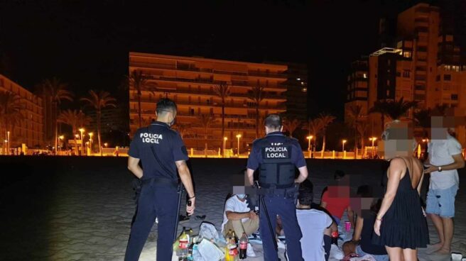 botellón playa