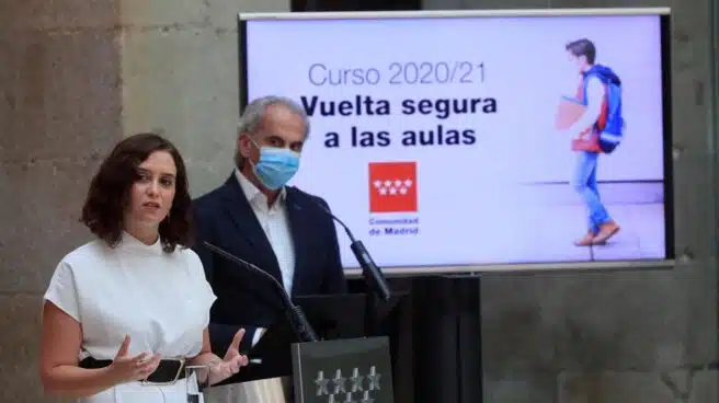 Madrid dice que el Gobierno intentó frenar el anuncio de la 'vuelta al cole' de Ayuso