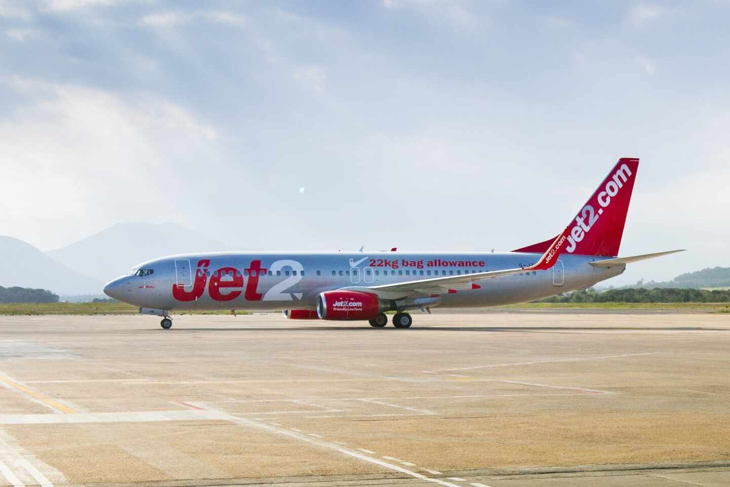 Un avión del grupo turístico británico Jet2.