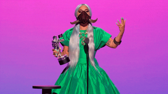 Las llamativas y originales mascarillas que Lady Gaga ha lucido en los MTV Video Music Awards (VMA).