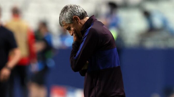 El Barcelona despide a Quique Setién tras la humillación del Bayern de Múnich
