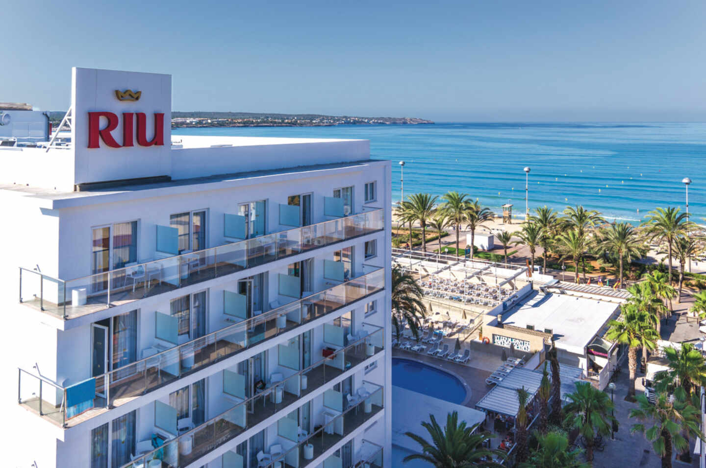 Uno de los hoteles del grupo Riu en Mallorca.