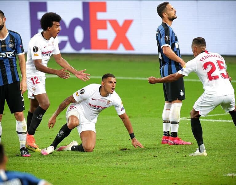 El Sevilla, seis veces Rey de la Europa League