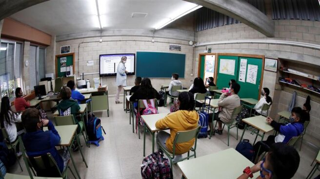 Imagen de una de las aulas del CPEIP Hilarión Eslava de Navarra