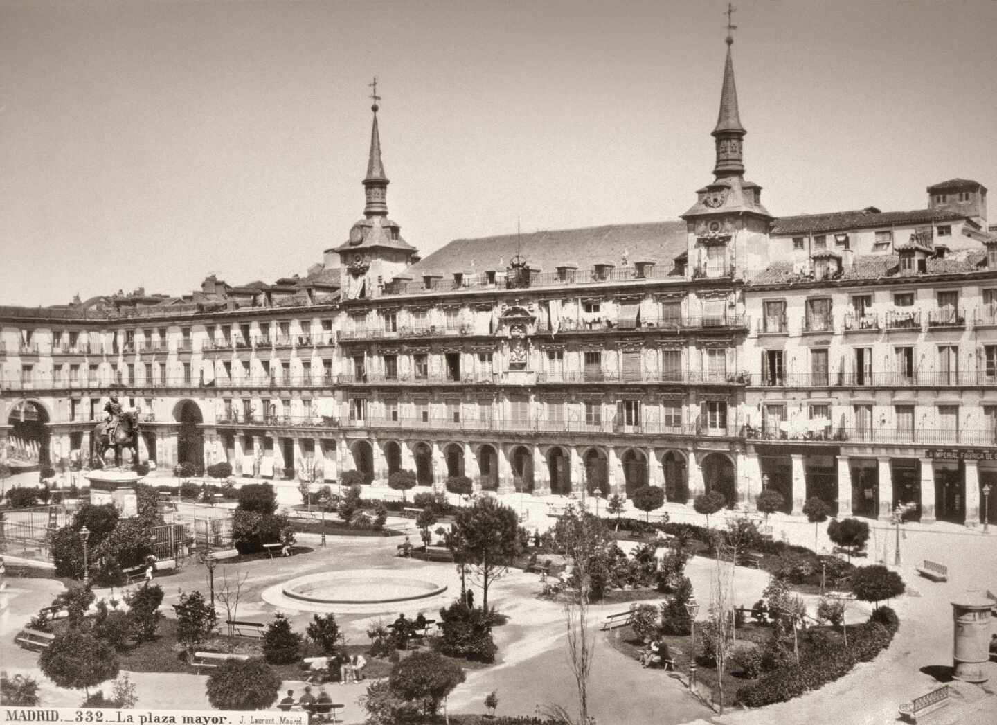 Plaza mayor en 1867