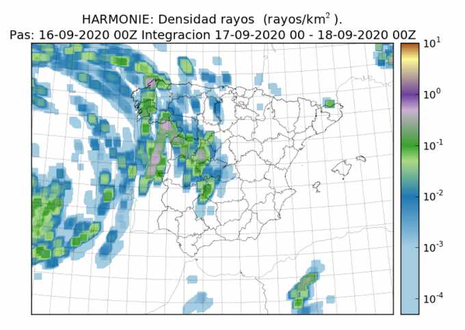 La borrasca que llega a la Península provocará granizo y una bajada de temperatura de 10ºC