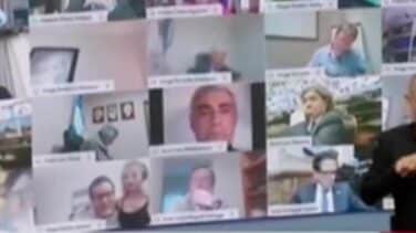 Un diputado besa los pechos de su pareja en plena sesión parlamentaria por Zoom