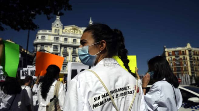 Manifestación de médicos en Madrid