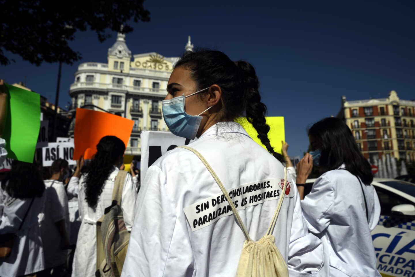 Manifestación de médicos en Madrid