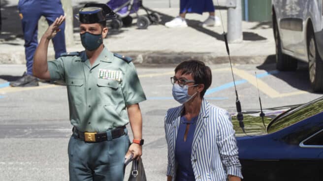 La directora general de la Guardia Civil, María Gámez, visita la comandancia de Navarra.