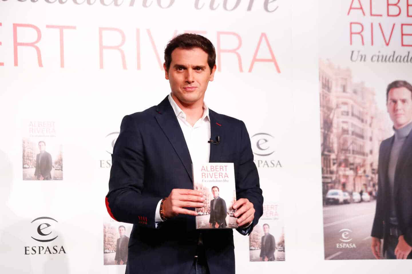 Albert Rivera en la presentación de su libro