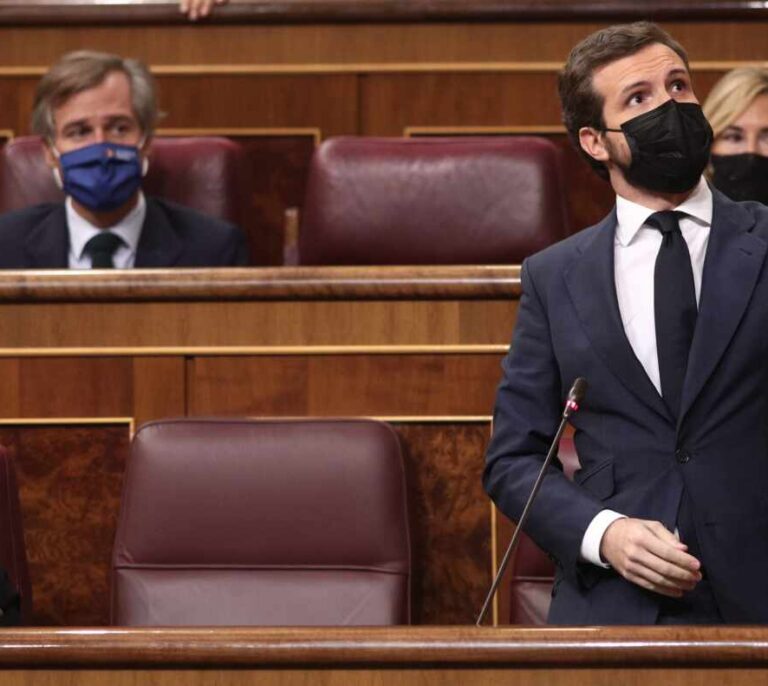 Casado acusa a Sánchez de subvertir la legalidad "por un puñado de votos"