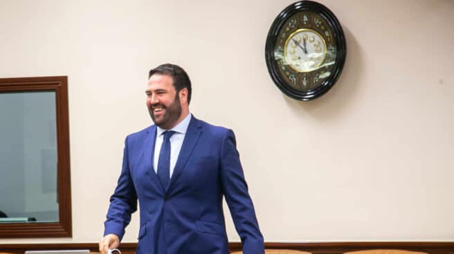 El diputado de EH Bildu Jon Iñarritu, en la comisión de Interior.
