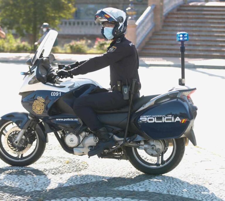 La Policía Nacional reconoce que el 86% de su flota de motos supera la vida útil