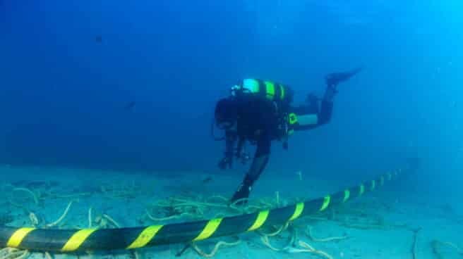 REE enlace submarino Cable submarino de Red Eléctrica de España.