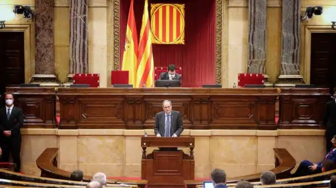 Torra se despide en el Parlament comparando España con Turquía