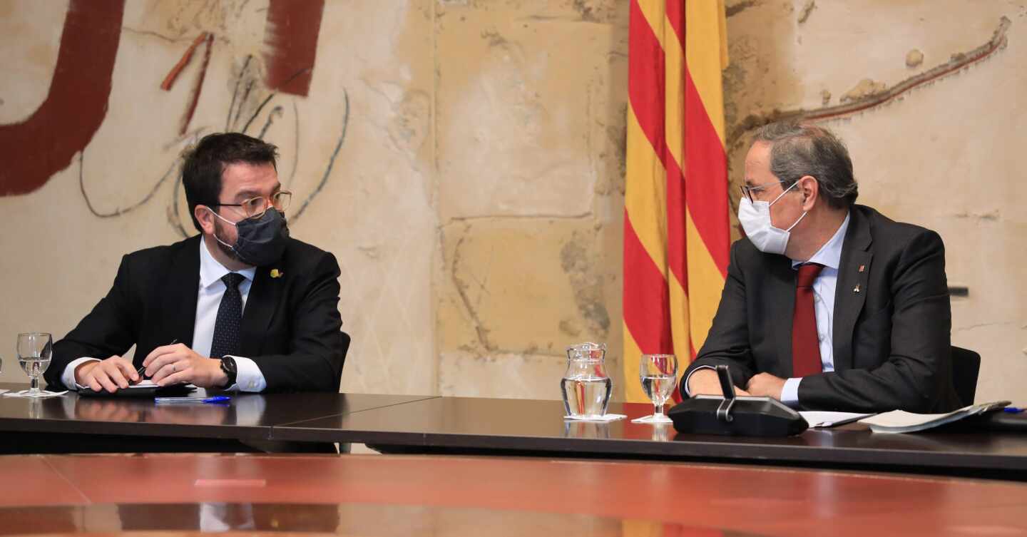 Torra asume su fracaso en su adiós a la Generalitat: "No he podido avanzar más"