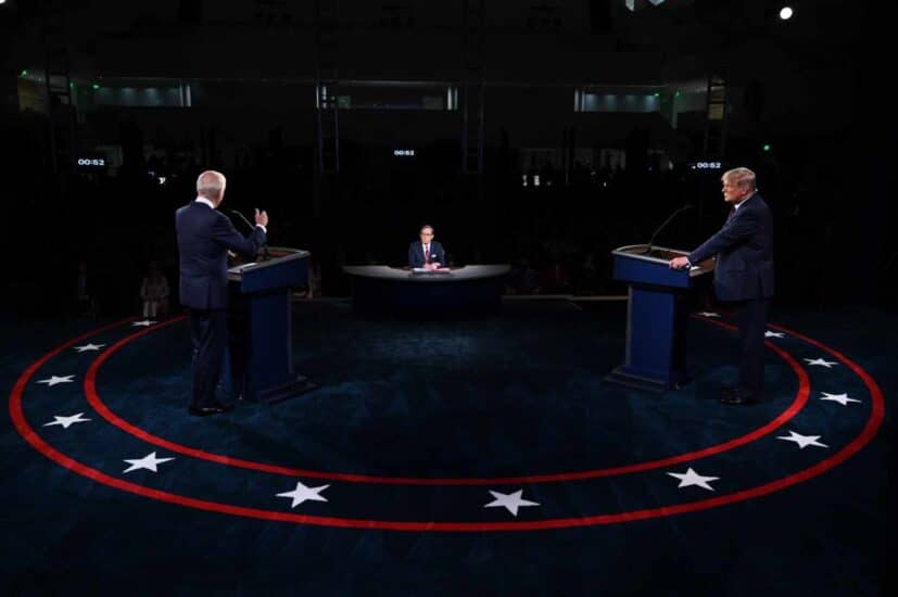 Debate entre Trump y Biden