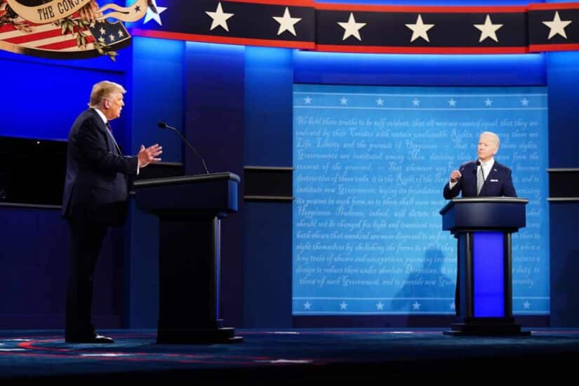 Debate entre Trump y Biden