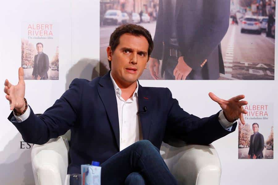 Albert Rivera, en la presentación de su libro.