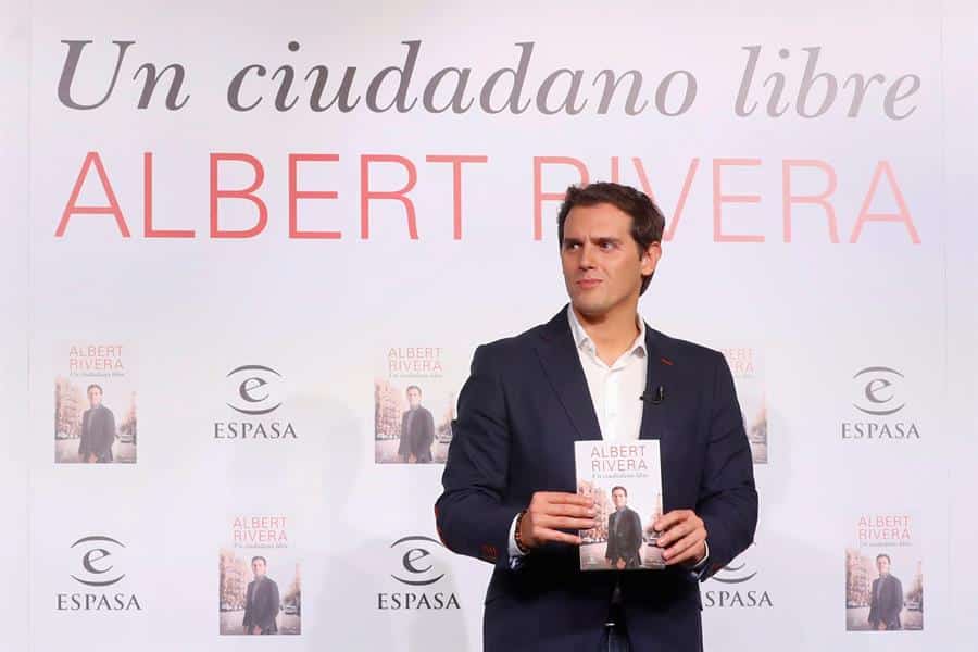 Albert Rivera, en la presentación de su libro 'Un ciudadano libre'.