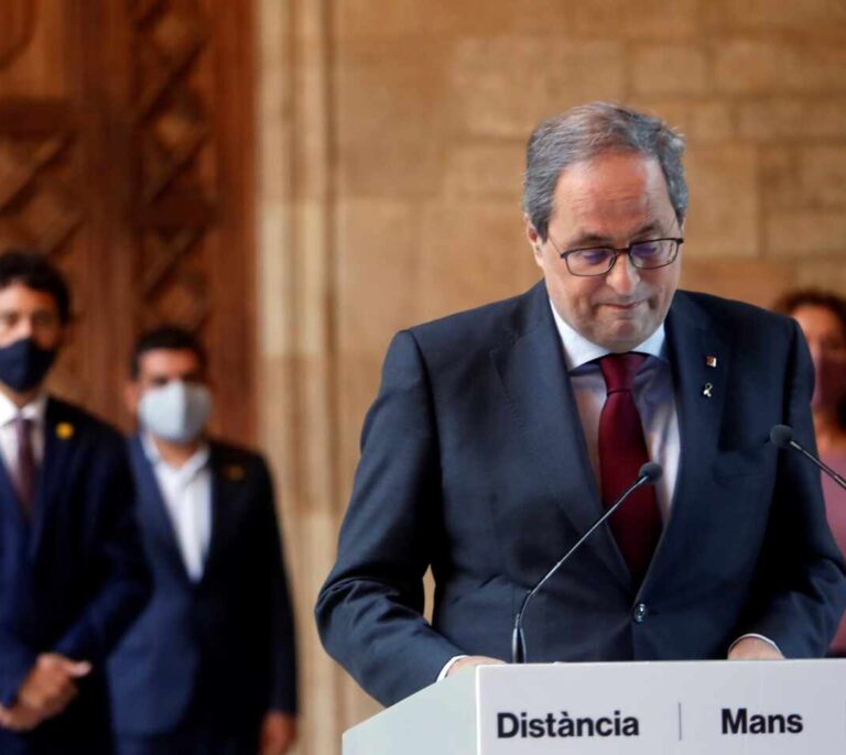 Torra dice al Supremo que no pagará multas y pide que se dirijan a él como presidente