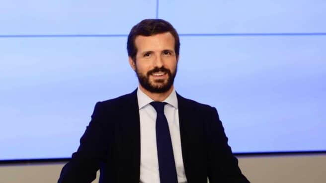 El presidente del PP, Pablo Casado.