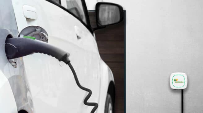 enchufe coche eléctrico iberdrola Punto de recarga de vehículos eléctricos.