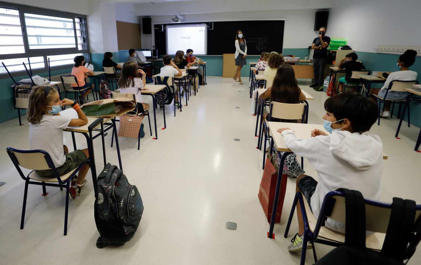 Niños de distinto curso en la misma clase: las polémicas "aulas mixtas" anticovid