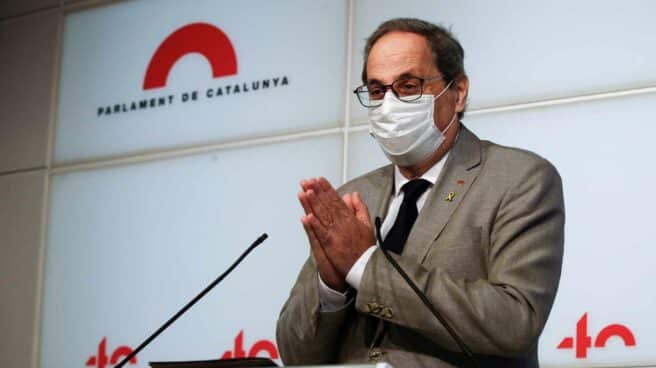 El presidente de la Generalitat, Quim Torra. El presidente de la Generalitat, Quim Torra.