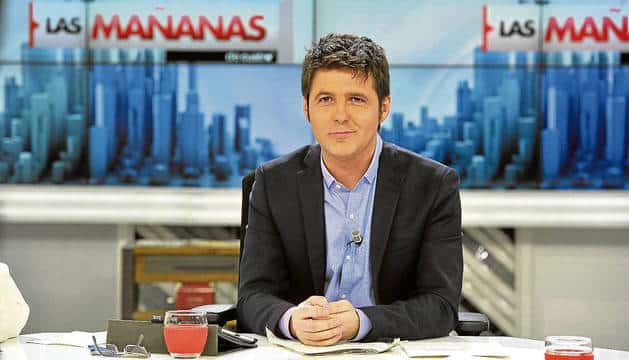 Jesús Cintora, durante su época como presentador de 'Las mañanas de Cuatro'.