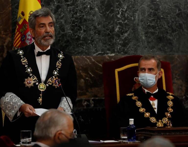 Lesmes transmitirá la queja del CGPJ por la ausencia del Rey al acto de jueces