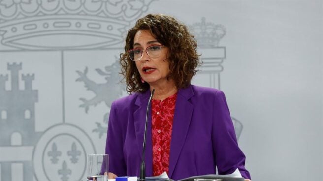 La portavoz del Gobierno, María Jesús Montero, en rueda de prensa posterior al Consejo de Ministros. La portavoz del Gobierno, María Jesús Montero, en rueda de prensa posterior al Consejo de Ministros.