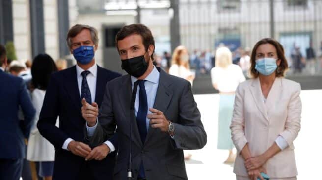 Pablo Casado, en el Congreso de los Diputados.