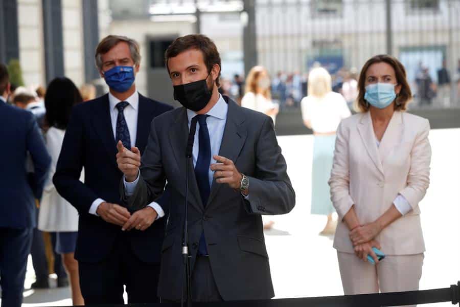 Pablo Casado, en el Congreso de los Diputados.