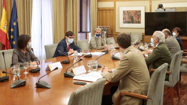 Reunión entre el ministerio y la consejería de Sanidad de la Comunidad de Madrid.