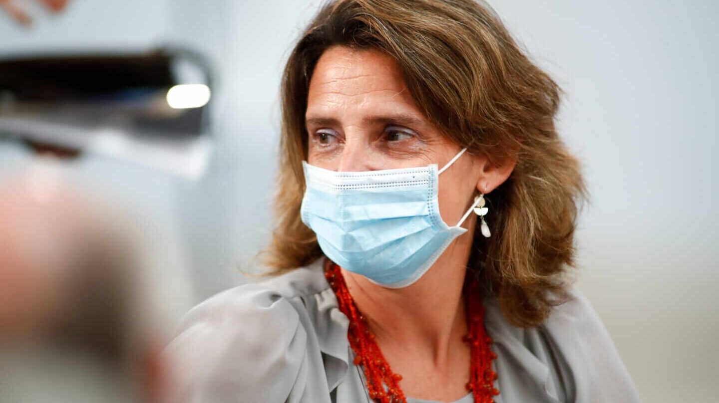 La vicepresidenta del Gobierno y ministra para la Transición Ecológica, Teresa Ribera.