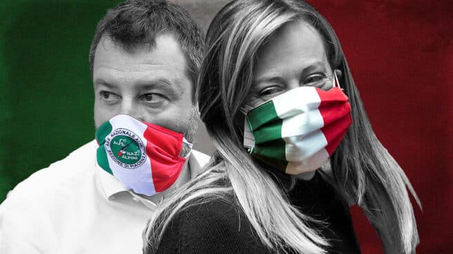 salvini-meloni Matteo Salvini-Giorgia Meloni