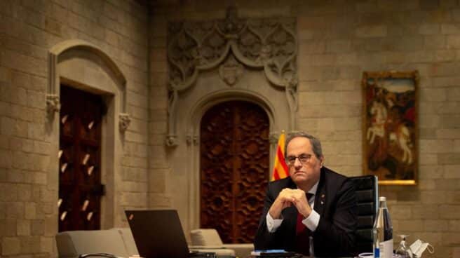 Quim Torra, este viernes.
