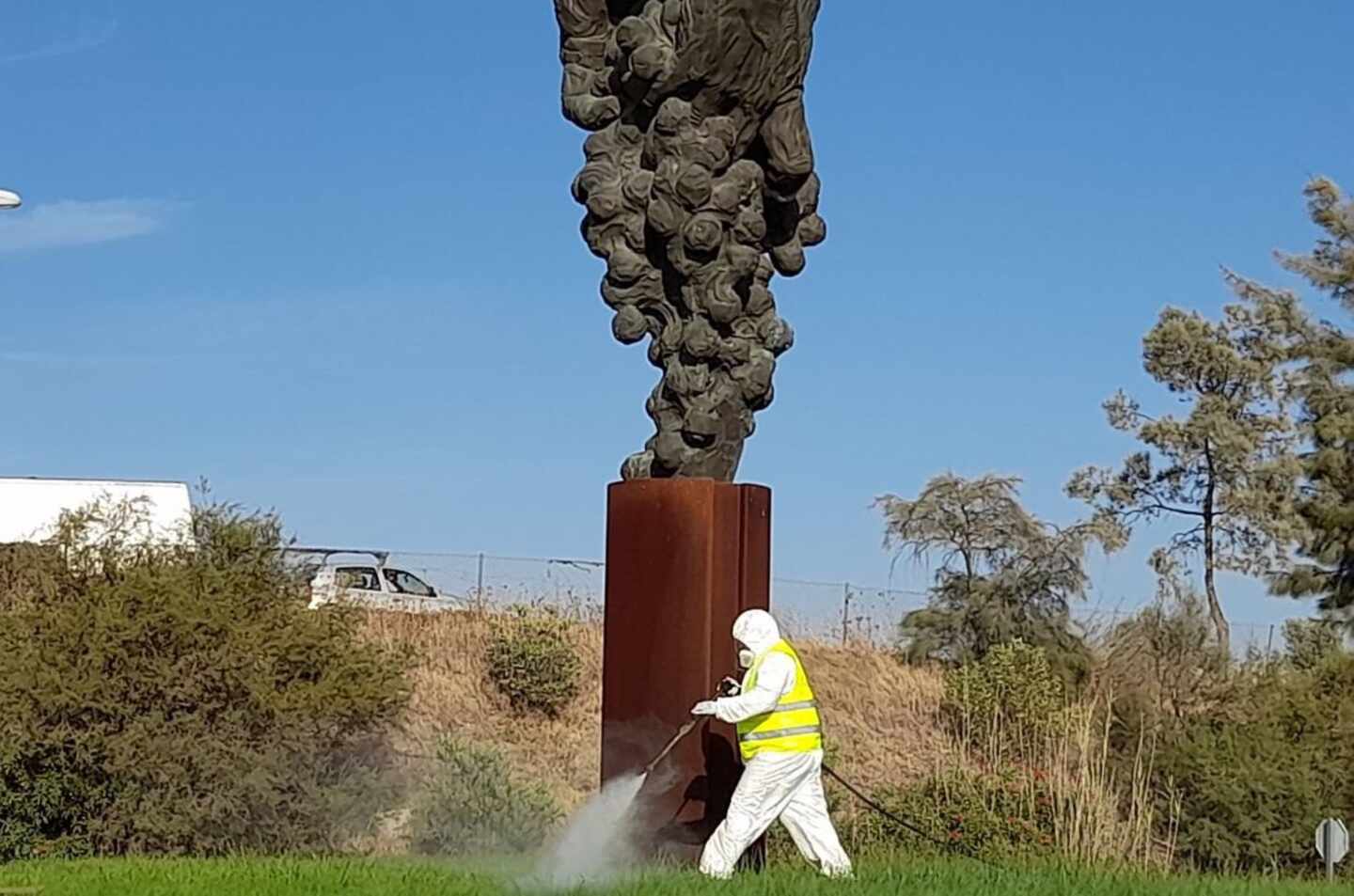 Campaña de fumigación en Cádiz contra el virus del Nilo.