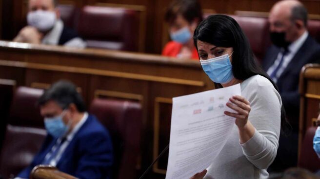 Sesión de control al Gobierno: la portavoz de Vox, Macarena Olona.