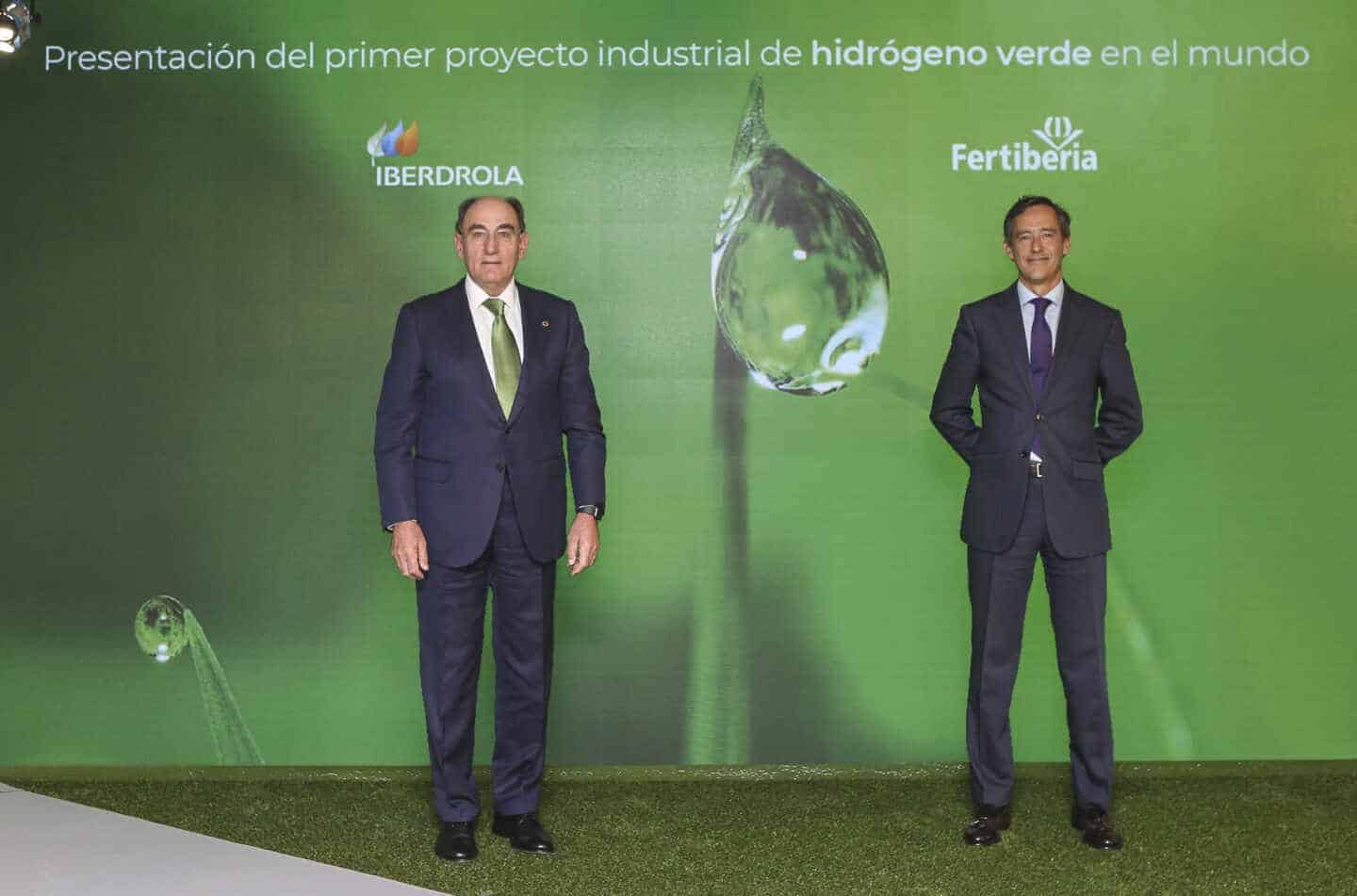 Iberdrola y Fertiberia impulsan el hidrógeno verde con 1.800 millones