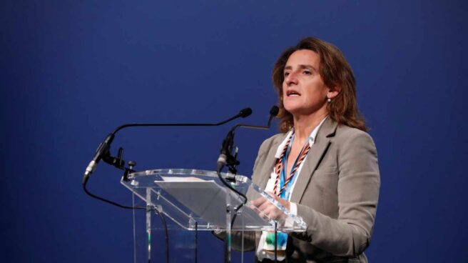 La ministra para la Transición Ecológica del Gobierno de España Teresa Rivera, en la COP25.