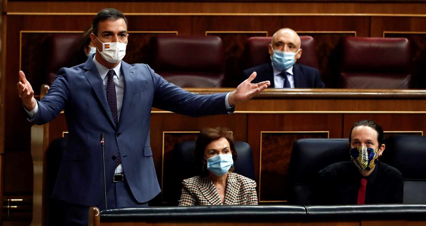 Sesión de control al Gobierno: Pedro Sánchez, en el Congreso.