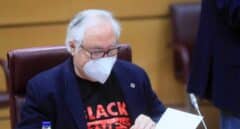 Castells vuelve al Senado con una camiseta reivindicativa: 'Black Lives Matter'