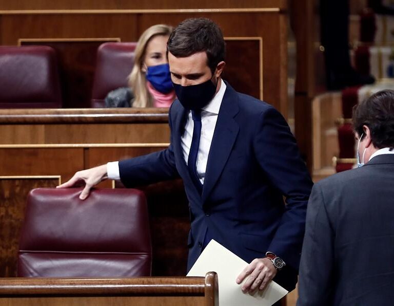 Casado votará 'no' a la moción de censura de Vox tras un durísimo ataque a Abascal