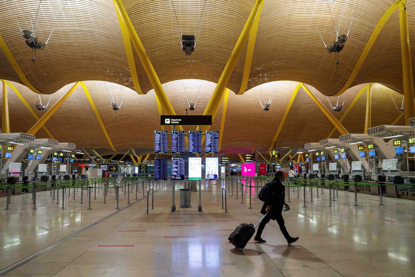Aeropuerto de Madrid-Barajas Adolfo Suárez.