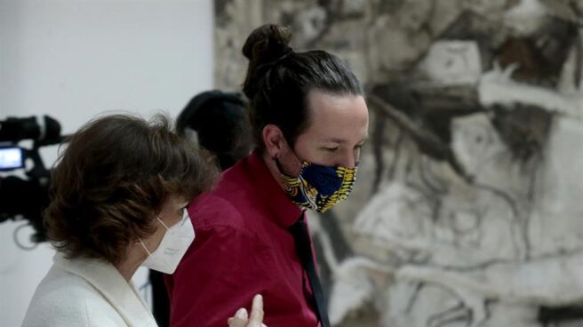 Pablo Iglesias Carmen Calvo