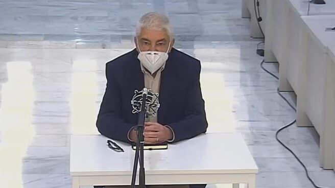 José Antonio López Ruiz, alias 'Kubati', durante su declaración en la Audiencia Nacional.